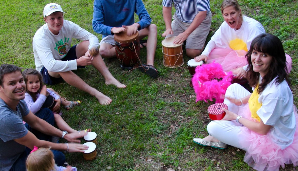 Family Drum Circle Kat Kronenberg