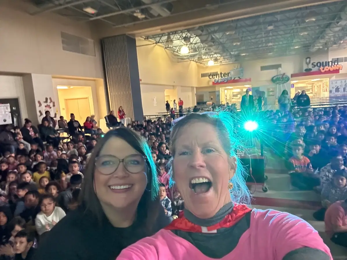 Children's Book author Kat Kronenberg at a School Visit - Colorado